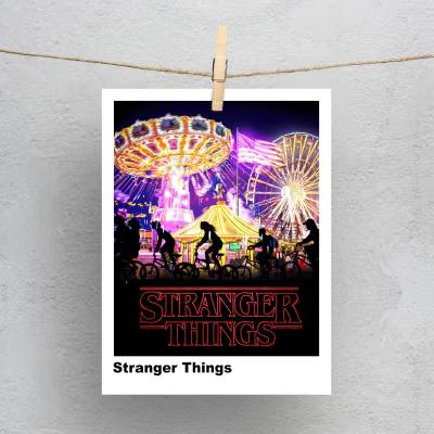 پولاروید(فتوکارت) طرح چیزهای عجیب (Stranger Things) - کد : 031