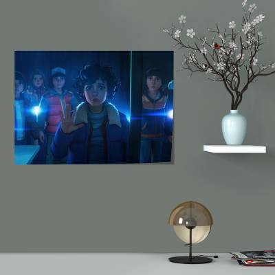 پوستر  طرح چیزهای عجیب (Stranger Things) - کد : 032