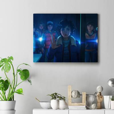 تابلو کنواس (بوم) طرح چیزهای عجیب (Stranger Things) - کد : 032