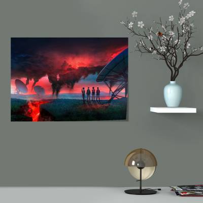 پوستر  طرح چیزهای عجیب (Stranger Things) - کد : 033
