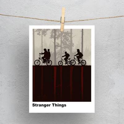 پولاروید(فتوکارت) طرح چیزهای عجیب (Stranger Things) - کد : 034