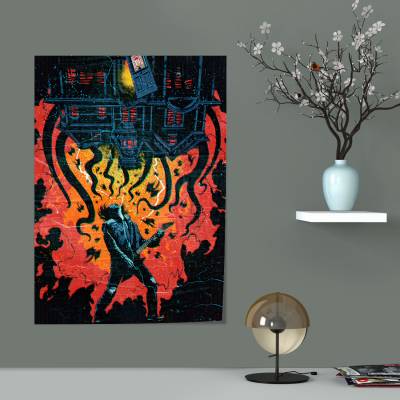 پوستر  طرح چیزهای عجیب (Stranger Things) - کد : 035