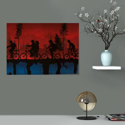 پوستر  طرح چیزهای عجیب (Stranger Things) - کد : 039