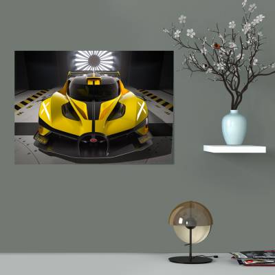 پوستر  طرح ماشین بوگاتی ( Bugatti ) - کد : 001 