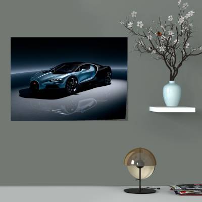 پوستر  طرح ماشین بوگاتی ( Bugatti ) - کد : 002