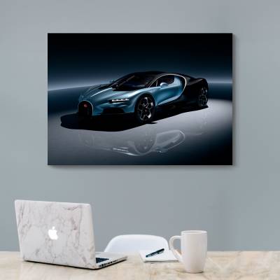 شاسی  طرح ماشین بوگاتی ( Bugatti ) - کد : 002