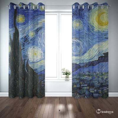 پرده پانچ The Starry Night