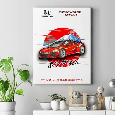 تابلو کنواس (بوم) Honda nsx