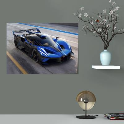 پوستر  طرح ماشین بوگاتی ( Bugatti ) - کد : 009