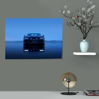 پوستر  طرح ماشین بوگاتی ( Bugatti ) - کد : 008