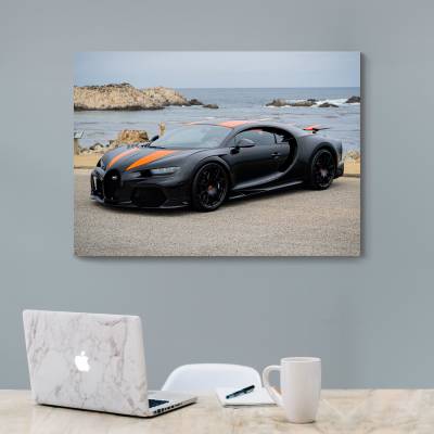 شاسی  طرح ماشین بوگاتی ( Bugatti ) - کد : 010
