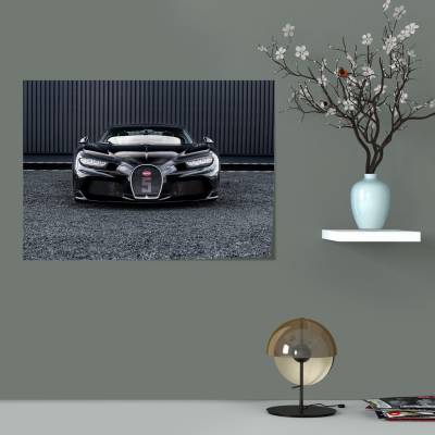 پوستر  طرح ماشین بوگاتی ( Bugatti ) - کد : 014