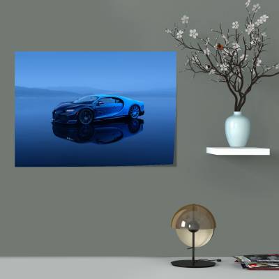 پوستر  طرح ماشین بوگاتی ( Bugatti ) - کد : 016