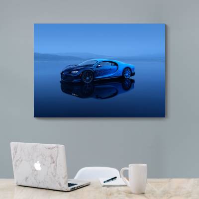 شاسی  طرح ماشین بوگاتی ( Bugatti ) - کد : 016