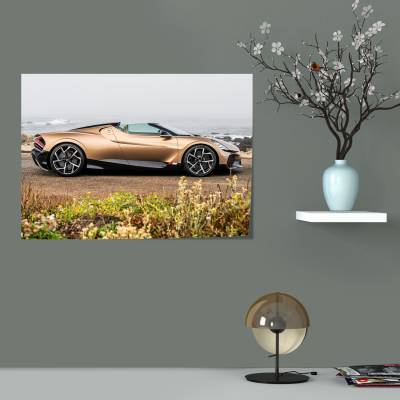 پوستر  طرح ماشین بوگاتی ( Bugatti ) - کد : 019