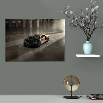 پوستر  طرح ماشین بوگاتی ( Bugatti ) - کد : 024