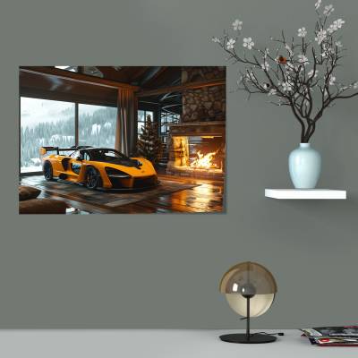پوستر  طرح ماشین بوگاتی ( Bugatti ) - کد : 025 