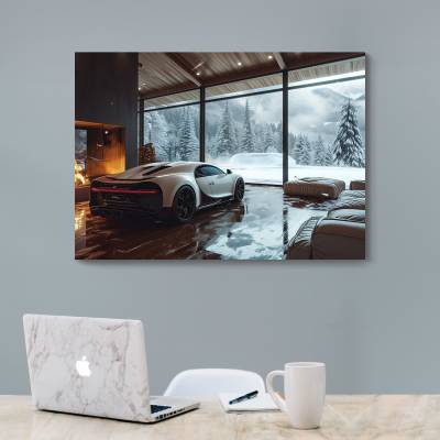 شاسی  طرح ماشین بوگاتی ( Bugatti ) - کد : 026 