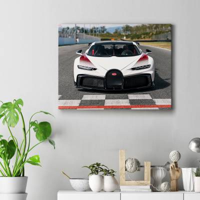تابلو کنواس (بوم) طرح ماشین بوگاتی ( Bugatti ) - کد : 028
