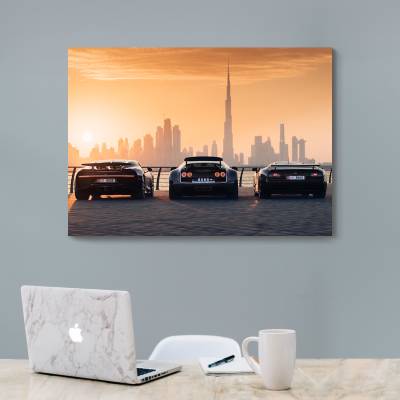 شاسی  طرح ماشین بوگاتی ( Bugatti ) - کد : 037