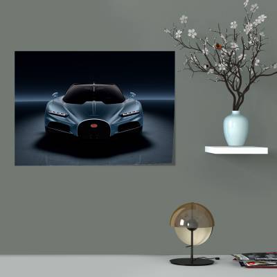 پوستر  طرح ماشین بوگاتی ( Bugatti ) - کد : 038