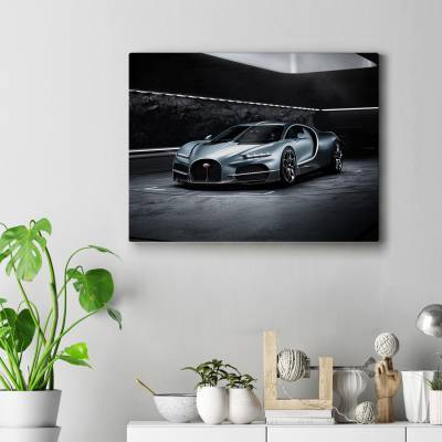 تابلو کنواس (بوم) طرح ماشین بوگاتی ( Bugatti ) - کد : 039 
