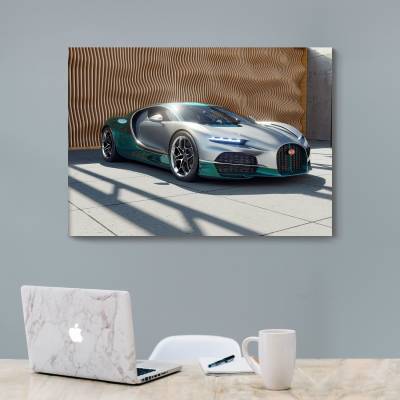 شاسی  طرح ماشین بوگاتی ( Bugatti ) - کد : 040 