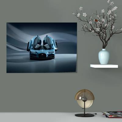 پوستر  طرح ماشین بوگاتی ( Bugatti ) - کد : 041 