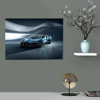 پوستر  طرح ماشین بوگاتی ( Bugatti ) - کد : 042