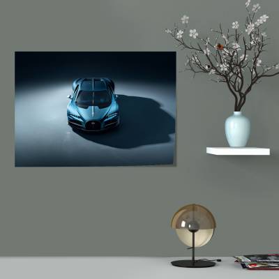 پوستر   طرح ماشین بوگاتی ( Bugatti ) - کد : 043