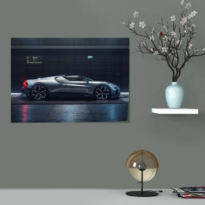 پوستر  طرح ماشین بوگاتی ( Bugatti ) - کد : 044
