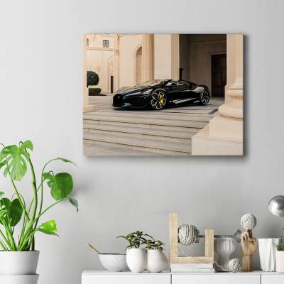 تابلو کنواس (بوم) طرح ماشین بوگاتی ( Bugatti ) - کد : 046 