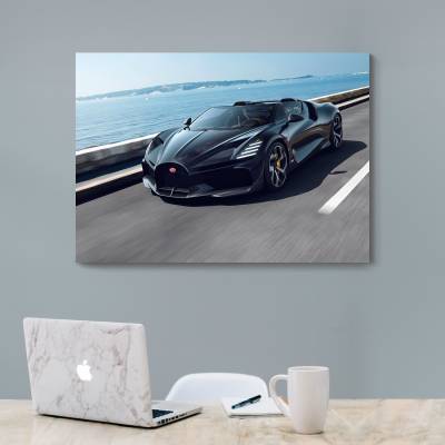 شاسی  طرح ماشین بوگاتی ( Bugatti ) - کد : 049