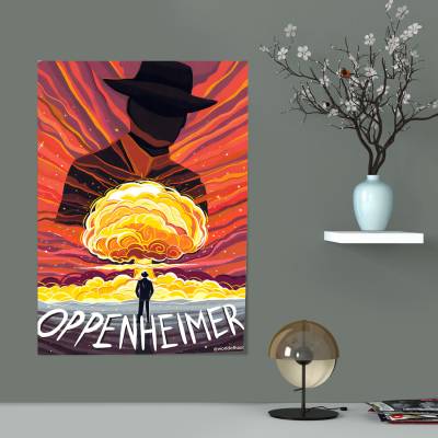 پوستر  طرح اوپنهایمر (oppenheimer) - کد: 009