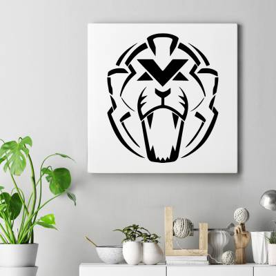 تابلو کنواس مربع (بوم) max verstappen logo