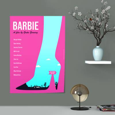 پوستر  طرح باربی ( Barbie ) - کد : 004 