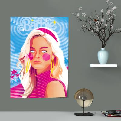 پوستر  طرح باربی ( Barbie ) - کد : 009 