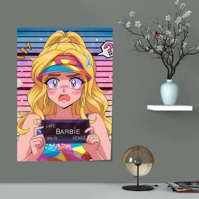 پوستر  طرح باربی ( Barbie ) - کد : 010 