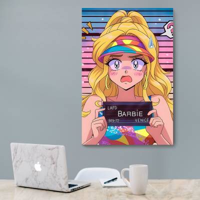 شاسی  طرح باربی ( Barbie ) - کد : 010 