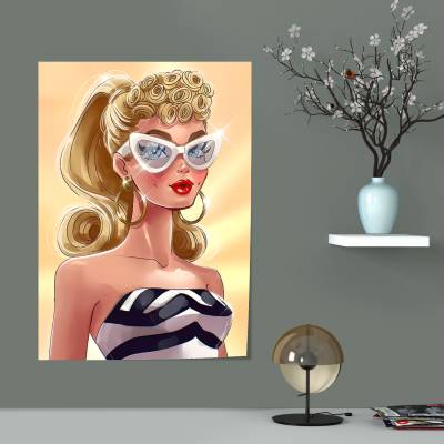 پوستر  طرح باربی ( Barbie ) - کد : 011
