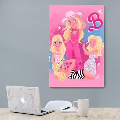 شاسی  طرح باربی ( Barbie ) - کد : 012