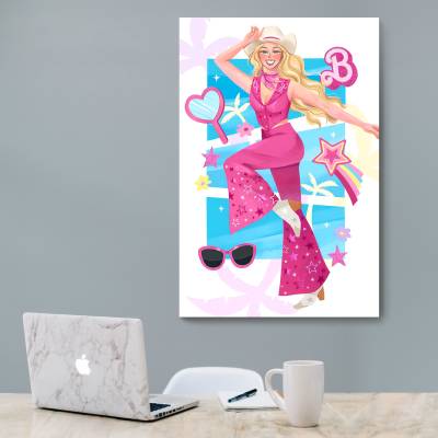 شاسی  طرح باربی ( Barbie ) - کد : 015
