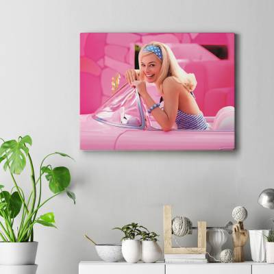 تابلو کنواس (بوم) طرح باربی ( Barbie ) - کد : 017
