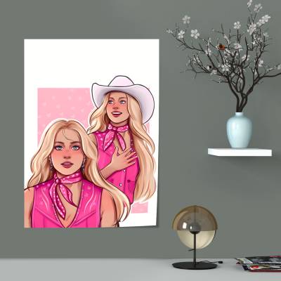 پوستر  طرح باربی ( Barbie ) - کد : 023