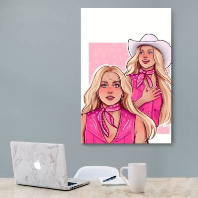شاسی  طرح باربی ( Barbie ) - کد : 023