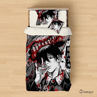 روتختی یک نفره طرح انیمه مرد اره ای (Chainsaw man) - کد : 005    