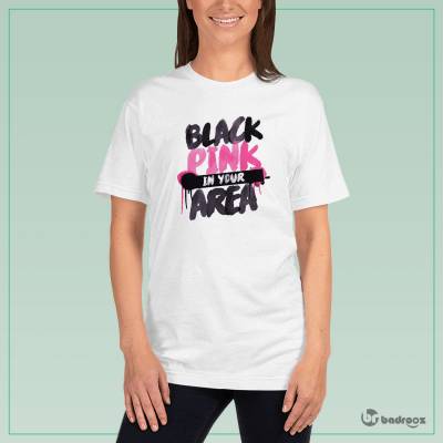 تی شرت زنانه blackpink in your area