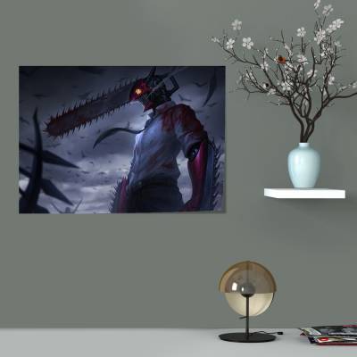 پوستر  طرح انیمه مرد اره ای (Chainsaw man) - کد : 029 