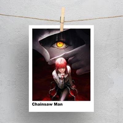 پولاروید(فتوکارت)  طرح انیمه مرد اره ای (Chainsaw man) - کد : 035