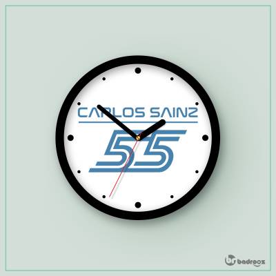 ساعت دیواری  carlos sainz 55